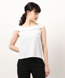 EMODA | デコルテギャザートップス(Tシャツ/カットソー)