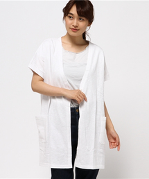 LBC | om 21スラブ天竺Vネックカーディガン  (カーディガン/ボレロ)