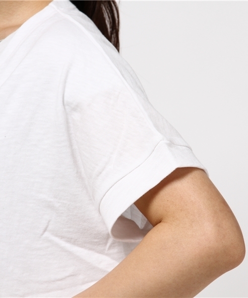 LBC(エルビーシー)の「om 21スラブ天竺Vネックカーディガン (カーディガン/ボレロ・レディース・ネイビー/オフホワイト/グレー・LARGE/MEDIUM)」の8枚目の写真