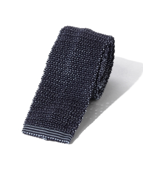 ascot(アスコット)の「ASCOT / メランジニットタイ(ネクタイ・メンズ・ネイビー/ブラウン・ONE SIZE)」の10枚目の写真