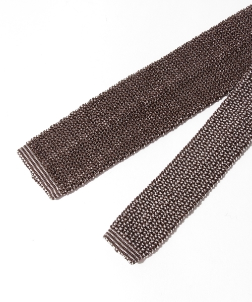 ascot(アスコット)の「ASCOT / メランジニットタイ(ネクタイ・メンズ・ネイビー/ブラウン・ONE SIZE)」の5枚目の写真