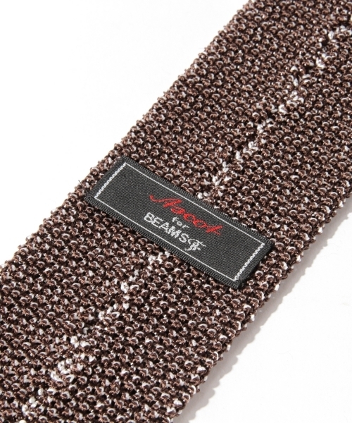 ascot(アスコット)の「ASCOT / メランジニットタイ(ネクタイ・メンズ・ネイビー/ブラウン・ONE SIZE)」の12枚目の写真