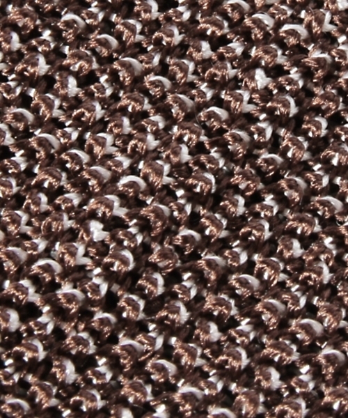 ascot(アスコット)の「ASCOT / メランジニットタイ(ネクタイ・メンズ・ネイビー/ブラウン・ONE SIZE)」の3枚目の写真