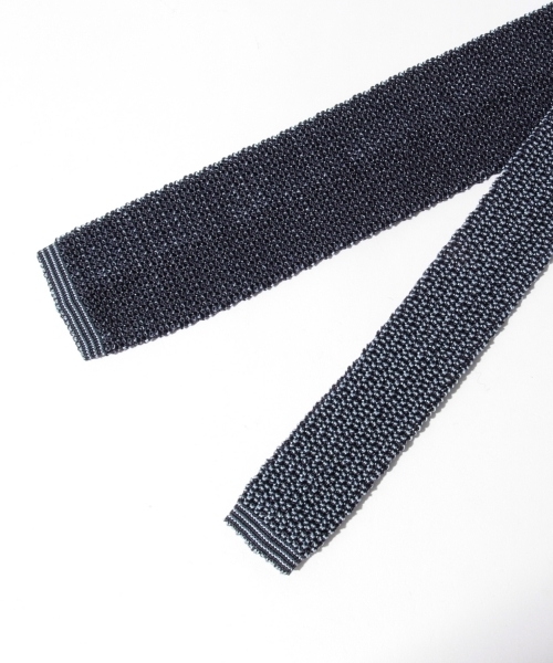 ascot(アスコット)の「ASCOT / メランジニットタイ(ネクタイ・メンズ・ネイビー/ブラウン・ONE SIZE)」の7枚目の写真