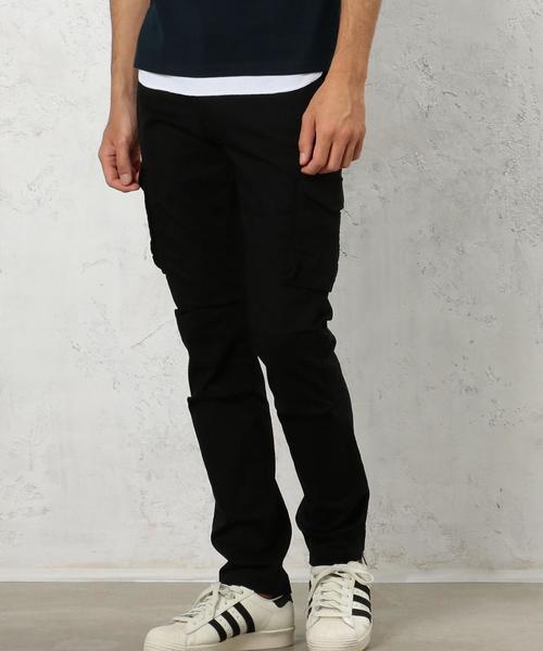 green label relaxing(グリーンレーベルリラクシング)の「BC URBAN SLM/FIT ARMY 6P パンツ◆(カーゴパンツ・メンズ・ブラック/オリーブ・SMALL/X-LARGE/LARGE/MEDIUM)」の1枚目の写真
