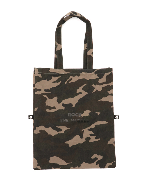 GLOBAL WORK（グローバルワーク）の「【キッズ】プリントトートバッグ/727782（トートバッグ・キッズ・カーキ/ブラック/ホワイト系その他・FREE）」の3枚目の写真