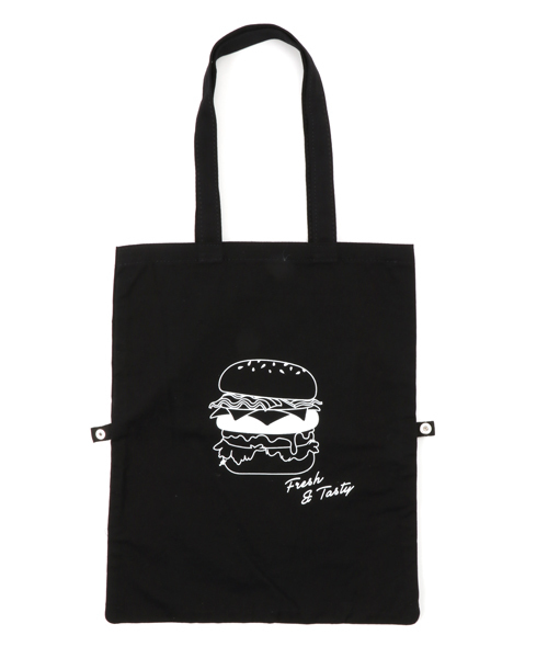 GLOBAL WORK（グローバルワーク）の「【キッズ】プリントトートバッグ/727782（トートバッグ・キッズ・カーキ/ブラック/ホワイト系その他・FREE）」の2枚目の写真