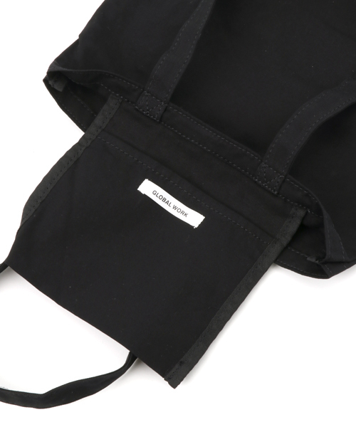 GLOBAL WORK（グローバルワーク）の「【キッズ】プリントトートバッグ/727782（トートバッグ・キッズ・カーキ/ブラック/ホワイト系その他・FREE）」の4枚目の写真