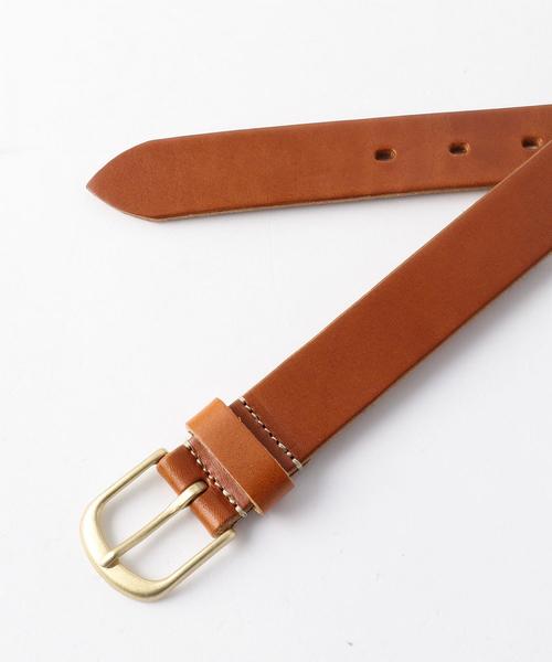 coen（コーエン）の「栃木レザーベルト（ベルト・レディース・ブラック/ブラウン/ダークブラウン・FREE）」の5枚目の写真