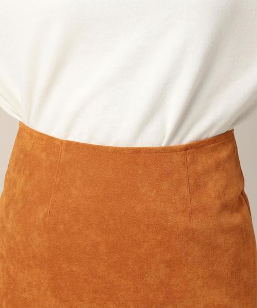 BEAUTY&YOUTH UNITED ARROWS（ビューティーアンドユースユナイテッドアローズ）の「BY フェイクスエード スリムタイトスカート◆（スカート・レディース・オレンジ系その他/オリーブ/ダークグリーン・MEDIUM/SMALL）」の9枚目の写真