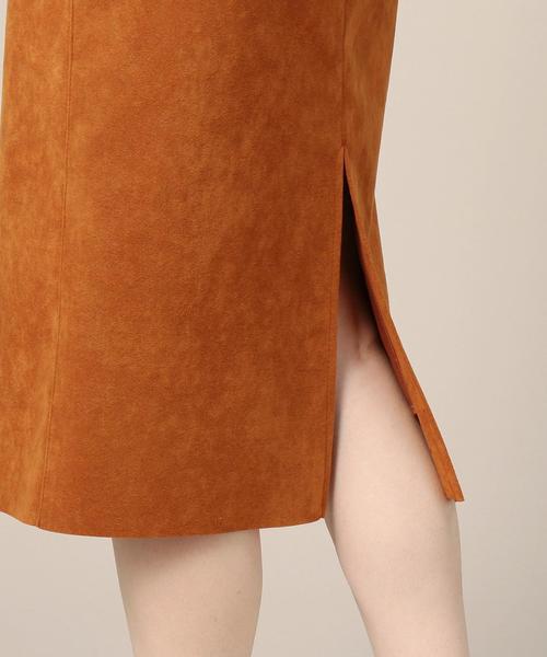 BEAUTY&YOUTH UNITED ARROWS（ビューティーアンドユースユナイテッドアローズ）の「BY フェイクスエード スリムタイトスカート◆（スカート・レディース・オレンジ系その他/オリーブ/ダークグリーン・MEDIUM/SMALL）」の6枚目の写真