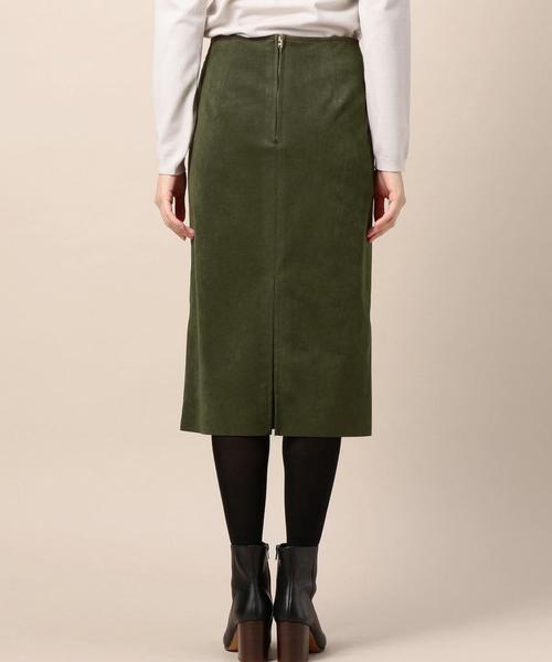 BEAUTY&YOUTH UNITED ARROWS（ビューティーアンドユースユナイテッドアローズ）の「BY フェイクスエード スリムタイトスカート◆（スカート・レディース・オレンジ系その他/オリーブ/ダークグリーン・MEDIUM/SMALL）」の10枚目の写真