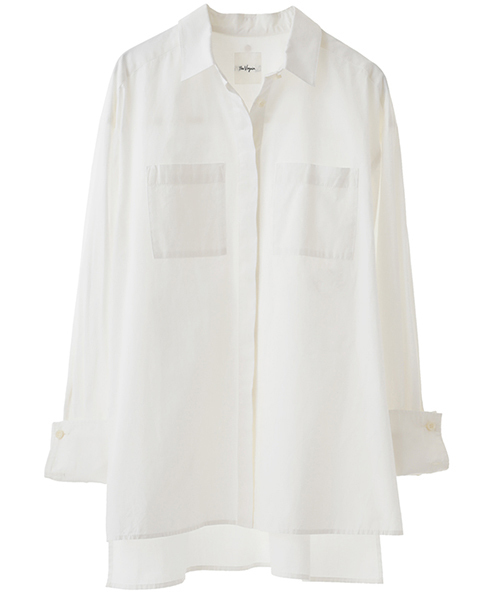 The Virgnia(ザ ヴァージニア)の「アルガンオイルロングカフスビッグシャツ(シャツ/ブラウス・レディース・オフホワイト/ブルー/ベージュ・FREE)」の22枚目の写真