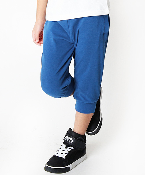 devirock（デビロック）の「7分丈イージーライトパンツ 7分丈パンツ 裾リブパンツ（その他パンツ・キッズ・ヘザーチャコール/ブルー/杢グレー/ブラック/レッド/カーキ/ターコイズブルー/ネイビー・150cm/130cm/120cm/110cm/100cm/140cm/160cm）」の7枚目の写真