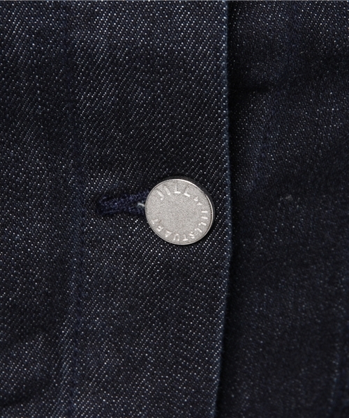 JILL by JILL STUART(ジルバイジルスチュアート)の「【Ray 5月号掲載】【美人百花 4月号掲載】STANDARD DENIM COLLAR(デニムジャケット・レディース・ネイビー/ブルー・MEDIUM/SMALL)」の11枚目の写真