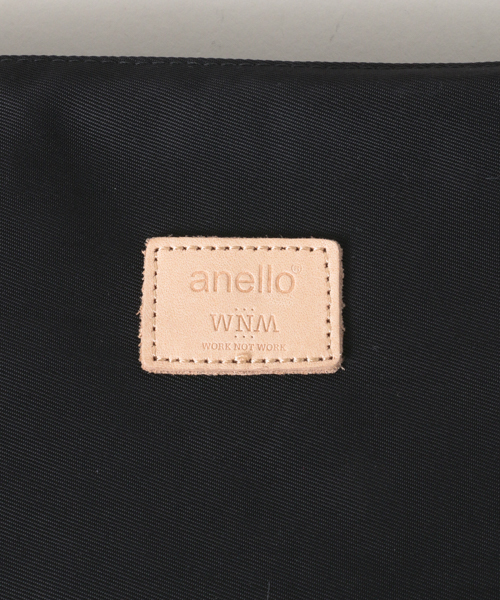 anello(アネロ)の「anello×WORK NOT WORK 別注ナイロンツイルサコッシュ(ショルダーバッグ・メンズ・ブラック/オレンジ/ブルー系その他・FREE)」の8枚目の写真