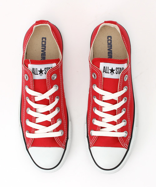 CONVERSE(コンバース)の「CONVERSE コンバース オール スター オックス / ALL STAR OX (RED) 32160322(スニーカー・レディース・レッド・28.0cm/23.0cm/23.5cm/24.0cm/22.5cm/26.0cm/25.5cm/27.0cm/22.0cm/26.5cm/27.5cm/25.0cm/24.5cm/29.0cm)」の3枚目の写真