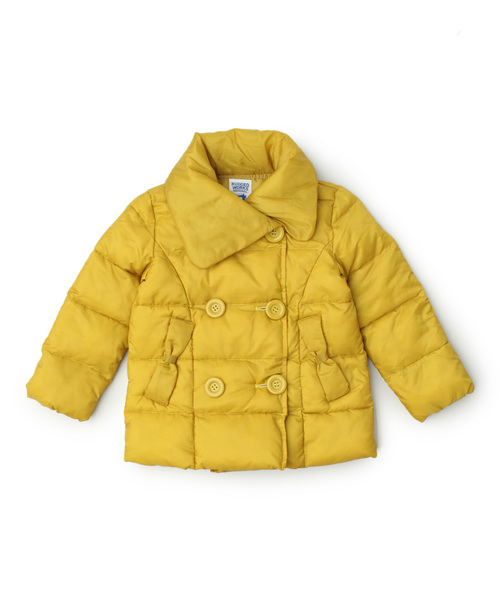RUGGEDWORKS(ラゲッドワークス)の「ダブルボタンダウンジャケット(ダウンジャケット/コート・キッズ・ベージュ/イエロー/ブルー・90cm/100cm/110cm/120cm/130cm/140cm/150cm)」の5枚目の写真