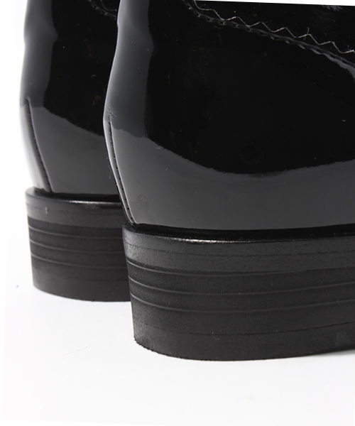 Ray BEAMS（レイビームス）の「SEPTEMBER MOON×Ray BEAMS / サテンリボン エナメルアーモンド（その他シューズ・レディース・ブラック・22.5/23/23.5/24/24.5/25）」の7枚目の写真