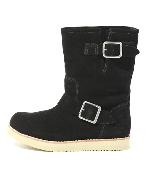 JOEY HYSTERIC（ジョーイヒステリック）の「スエードエンジニアブーツ（ブーツ・キッズ・ブラック/ベージュ・SMALL/MEDIUM/LARGE/X-LARGE）」の3枚目の写真