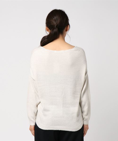 archives（アルシーヴ）の「フェザーラメプルオーバー（ニット/セーター・レディース・ブラック/グレー/オフホワイト/ラベンダー/ピンク系その他・MEDIUM）」の7枚目の写真