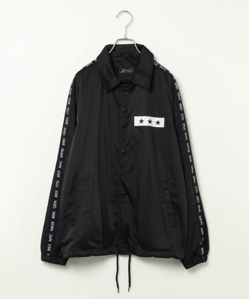 VENCEEXCHANGE(ヴァンスエクスチェンジ)の「ポリメモリービッグロゴコーチジャケット(ブルゾン・メンズ・オリーブ/ブラック・MEDIUM/LARGE)」の8枚目の写真