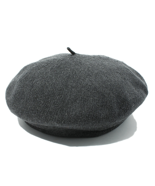 BEAMS BOY（ビームスボーイ）の「○BEAMS BOY / コットンニット ベレー（ハンチング/ベレー帽・レディース・ナチュラル/チャコールグレー/ブラウン/ネイビー・ONE SIZE）」の2枚目の写真