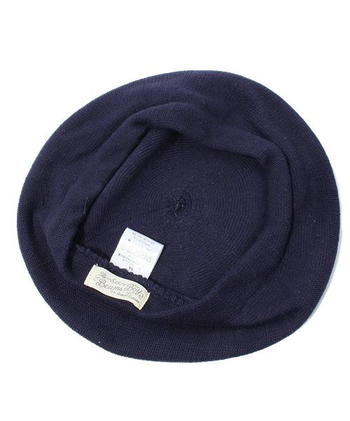 BEAMS BOY（ビームスボーイ）の「○BEAMS BOY / コットンニット ベレー（ハンチング/ベレー帽・レディース・ナチュラル/チャコールグレー/ブラウン/ネイビー・ONE SIZE）」の6枚目の写真