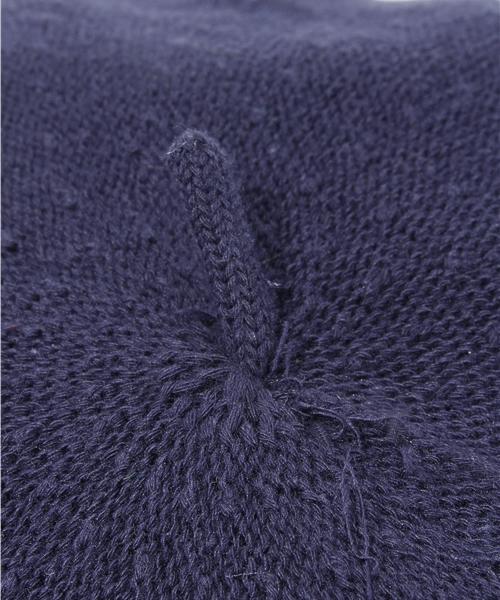 BEAMS BOY（ビームスボーイ）の「○BEAMS BOY / コットンニット ベレー（ハンチング/ベレー帽・レディース・ナチュラル/チャコールグレー/ブラウン/ネイビー・ONE SIZE）」の7枚目の写真