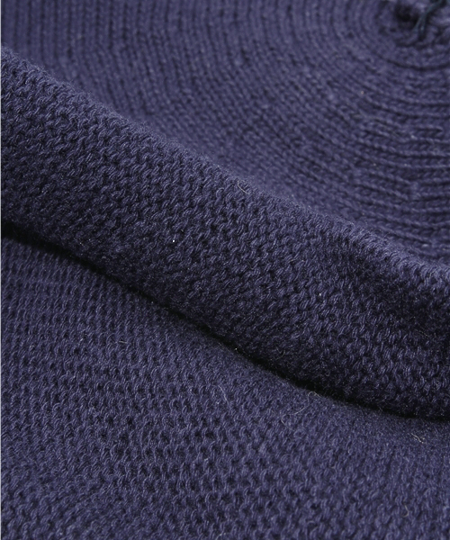 BEAMS BOY（ビームスボーイ）の「○BEAMS BOY / コットンニット ベレー（ハンチング/ベレー帽・レディース・ナチュラル/チャコールグレー/ブラウン/ネイビー・ONE SIZE）」の8枚目の写真