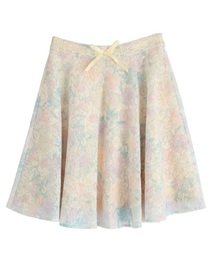 axes femme POETIQUE | レース花柄プリントスカート(スカート)