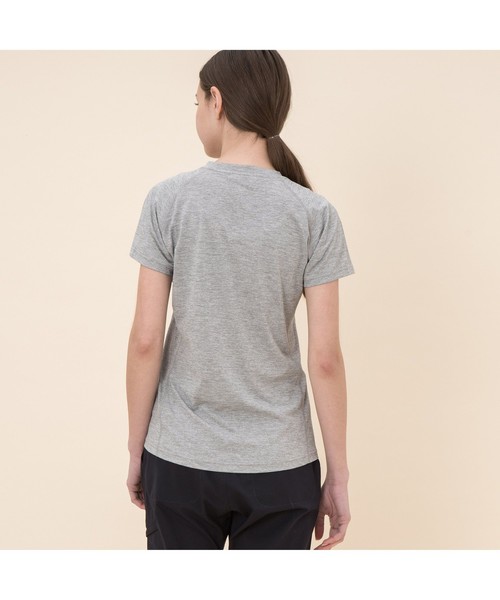 AIGLE(エーグル)の「吸水速乾W アクティブ Tシャツ(Tシャツ/カットソー・レディース・ヘザーグレー/マジェンタ・36/38/40)」の8枚目の写真