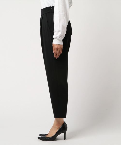 RIVE DROITE（リヴドロワ）の「ラップ風テーパードパンツ（その他パンツ・レディース・ホワイト/ブラック・36/38）」の3枚目の写真