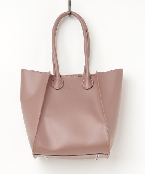 GYDA（ジェイダ）の「フェイクレザートートBAG（ハンドバッグ・レディース・ピンク/ブラック/カーキ/オフホワイト・FREE）」の2枚目の写真