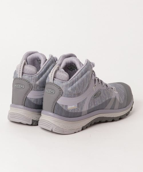 KEEN(キーン)の「Terradora Mid WP / テラドーラ ミッド ウォータープルーフ / レディース 登山靴 トレッキングシューズ 防水(スニーカー・レディース・グレー・22.5cm/23cm/23.5cm/24cm/24.5cm/25cm/25.5cm/26cm)」の2枚目の写真