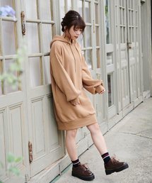 Olive Des Olive オリーブデオリーブ の 新色追加 裏起毛パーカーワンピース ワンピース Wear