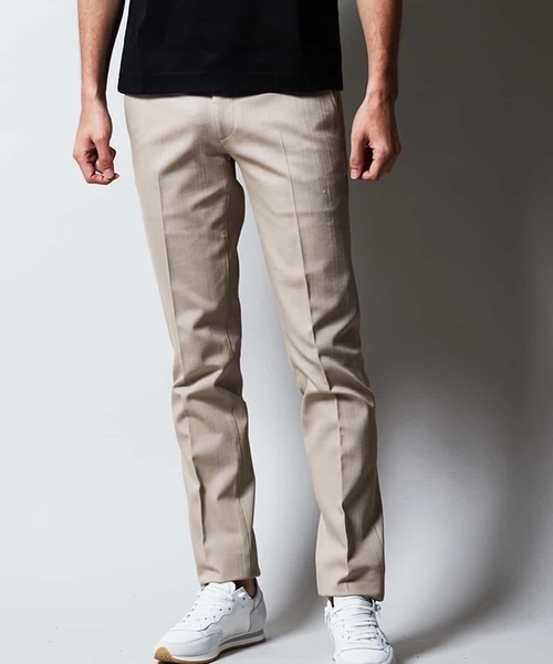 MICHEL KLEIN HOMME   （ミッシェルクランオム）の「パンツ（プレビア２WAYシャンブレー）（その他パンツ・メンズ・ベージュ/グレー/ネイビー・46/48/50）」の2枚目の写真