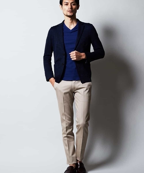 MICHEL KLEIN HOMME   （ミッシェルクランオム）の「パンツ（プレビア２WAYシャンブレー）（その他パンツ・メンズ・ベージュ/グレー/ネイビー・46/48/50）」の15枚目の写真