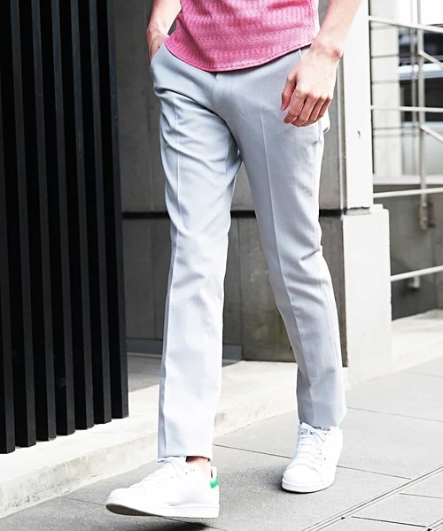 MICHEL KLEIN HOMME   （ミッシェルクランオム）の「パンツ（プレビア２WAYシャンブレー）（その他パンツ・メンズ・ベージュ/グレー/ネイビー・46/48/50）」の13枚目の写真