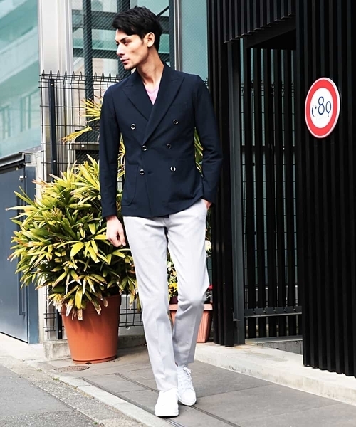 MICHEL KLEIN HOMME   （ミッシェルクランオム）の「パンツ（プレビア２WAYシャンブレー）（その他パンツ・メンズ・ベージュ/グレー/ネイビー・46/48/50）」の11枚目の写真