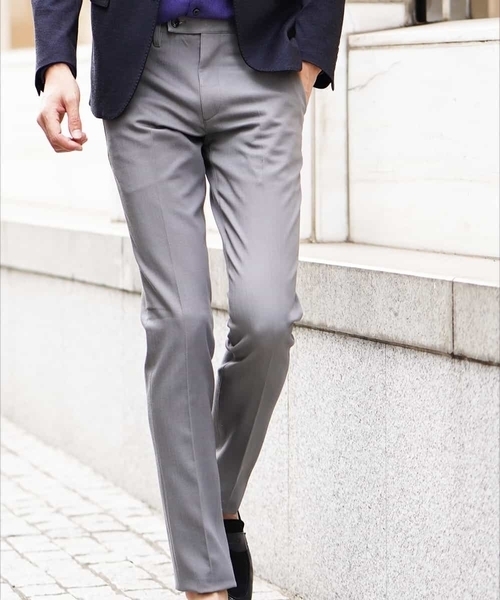 MICHEL KLEIN HOMME   （ミッシェルクランオム）の「パンツ（プレビア２WAYシャンブレー）（その他パンツ・メンズ・ベージュ/グレー/ネイビー・46/48/50）」の10枚目の写真