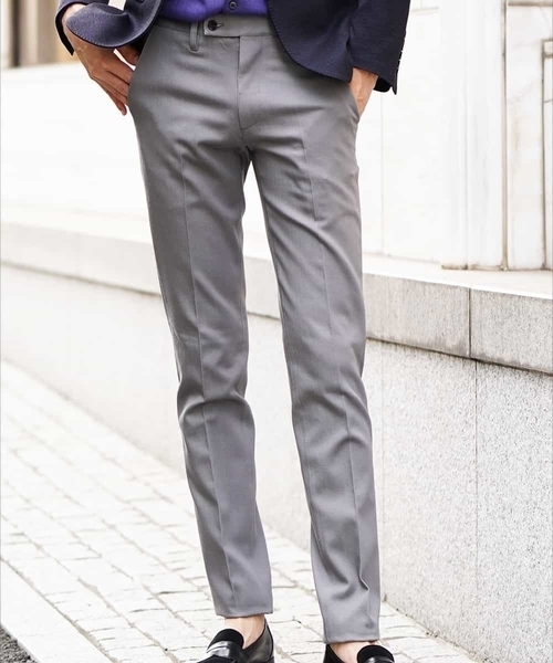 MICHEL KLEIN HOMME   （ミッシェルクランオム）の「パンツ（プレビア２WAYシャンブレー）（その他パンツ・メンズ・ベージュ/グレー/ネイビー・46/48/50）」の7枚目の写真