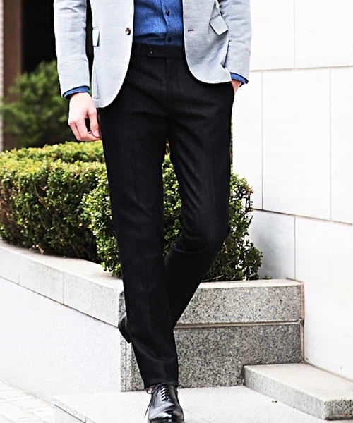 MICHEL KLEIN HOMME   （ミッシェルクランオム）の「パンツ（プレビア２WAYシャンブレー）（その他パンツ・メンズ・ベージュ/グレー/ネイビー・46/48/50）」の4枚目の写真