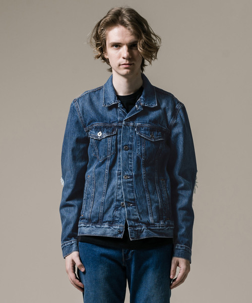 Levi's Made & Crafted(リーバイスメイドアンドクラフテッド)の「LEVI'S(R) MADE & CRAFTED(R) TYPE III デニムジャケット BUSTER(デニムジャケット)」|インディゴブルー