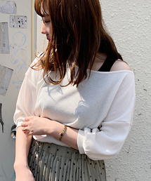 apres jour | 2WAYワッフル袖ボリュームトップス【ZOZOTOWN限定アイテム】(Tシャツ/カットソー)
