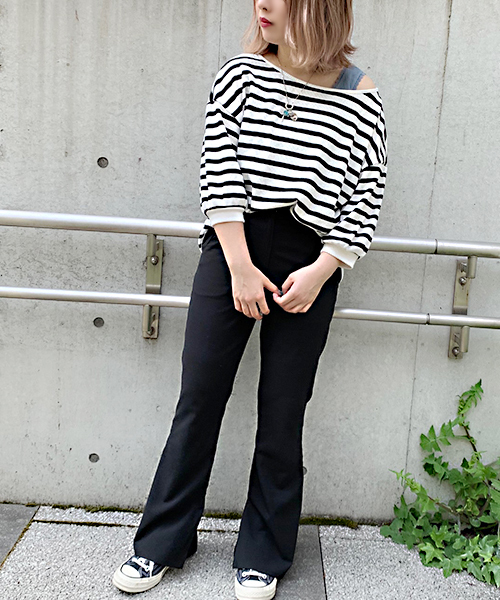 apres jour（アプレジュール）の「2WAYワッフル袖ボリュームトップス【ZOZOTOWN限定アイテム】（Tシャツ/カットソー・レディース・ブラック/ベージュ/オフホワイト/ブルー/ホワイト系その他/ピンク系その他/スモークピンク・フリー）」の17枚目の写真