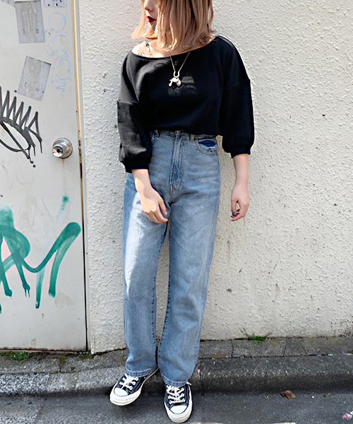 apres jour（アプレジュール）の「2WAYワッフル袖ボリュームトップス【ZOZOTOWN限定アイテム】（Tシャツ/カットソー・レディース・ブラック/ベージュ/オフホワイト/ブルー/ホワイト系その他/ピンク系その他/スモークピンク・フリー）」の21枚目の写真