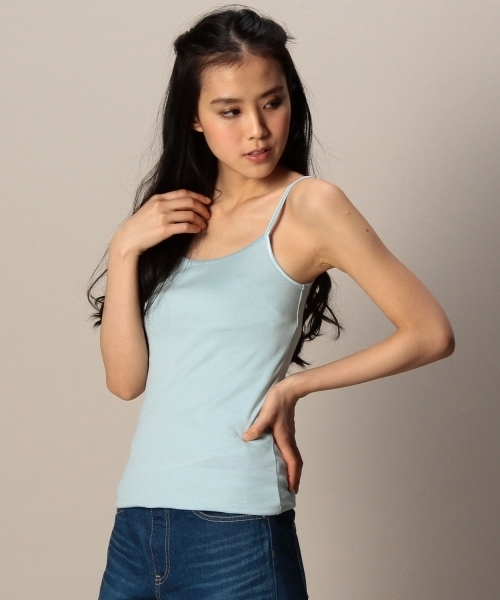 BEAUTY&YOUTH UNITED ARROWS（ビューティーアンドユースユナイテッドアローズ）の「BYBC ビビッドキャミソール ▽§◆（キャミソール・レディース・ホワイト/ブラック/クリーム/ライム/シャーベット/コバルトブルー/ライトピンク/ダークグリーン・フリー）」の5枚目の写真