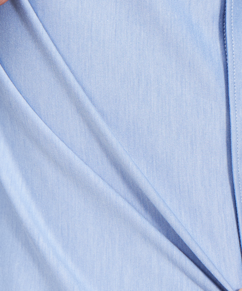 RECENCY OF MINE（リーセンシー オブ マイン）の「【Recency of Mine】36ゲージ コンパクト モックロディ 無地 シャツ（シャツ/ブラウス・メンズ・ホワイト/サックスブルー/ベージュ・44/46/48/50/52）」の21枚目の写真
