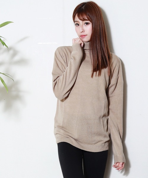 WESTSEA(ウエストシー)の「WEB限定 カシミヤタッチ タートルネックニットセーター(ニット/セーター・メンズ・ホワイト/ブラック/ベージュ/ネイビー/ワイン/チャコール/モカ/グレー/ブルー/カーキ・S/M/L/XL)」の6枚目の写真